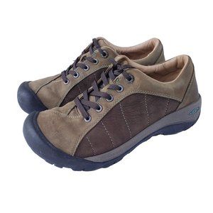 Keen Brown leather Presidio Sneaker